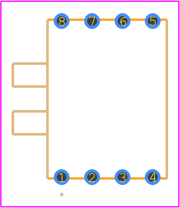 HSCDRRN040MD2A3 - Honeywell PCB footprint - Other - Other - HSCDRRN040MD2A3-2