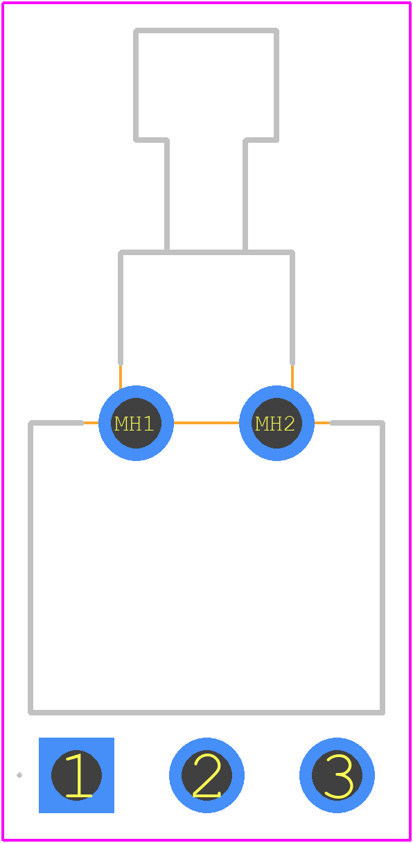 M2B15BA5W30 - NKK Switches PCB footprint - Other - Other - M2B15BA5W30-1
