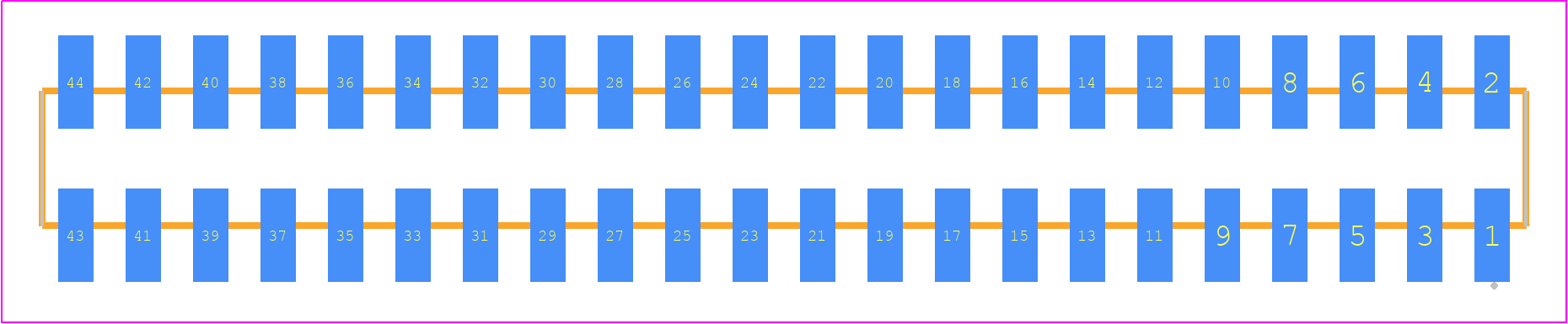 SMM-122-02-S-D-TR - SAMTEC PCB footprint - Other - Other - SMM-122-02-XX-D-TR