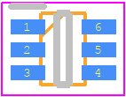 UMX1NFHATN - ROHM Semiconductor PCB footprint - SOT23 (6-Pin) - SOT23 (6-Pin) - sot-363.