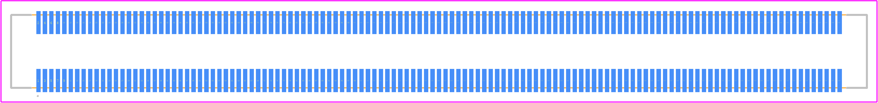 BSS-125-01-F-D - SAMTEC PCB footprint - Other - Other - BSS-125-01-F-D-2