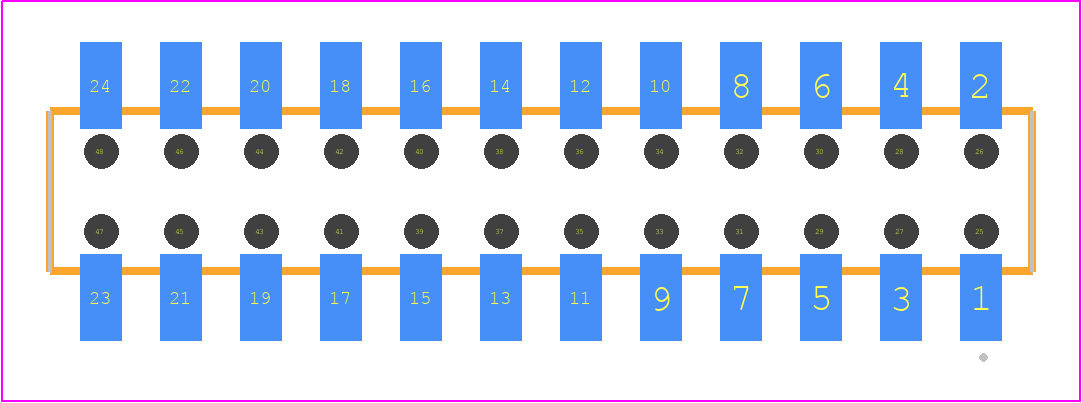 MMS-112-02-S-DV-K-TR - SAMTEC PCB footprint - Other - Other - MMS-112-02-XXX-DV-K-TR