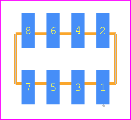 SMM-104-02-F-D-TR - SAMTEC PCB footprint - Other - Other - SMM-104-02-XX-D-TR