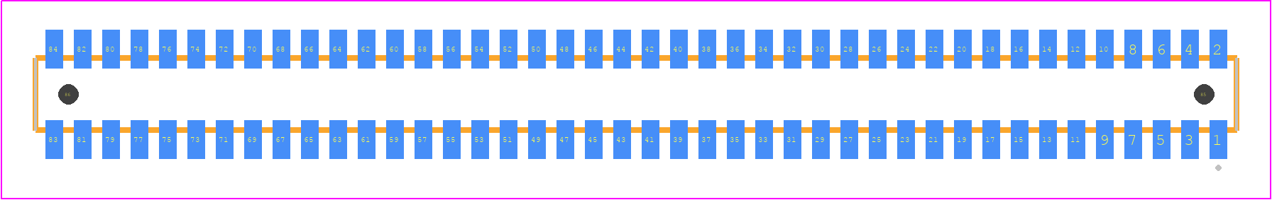 CLM-142-02-L-D-A - SAMTEC PCB footprint - Other - Other - CLM-142-02-XX-D-A