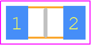 ERJ8BQJR22V - Panasonic PCB footprint - Resistor Chip - Resistor Chip - ERJ8B (S&Q)