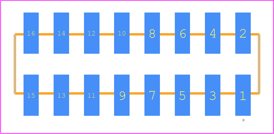 SSW-108-22-G-D-VS - SAMTEC PCB footprint - Other - Other - SSW-108-22-XXX-D-VS