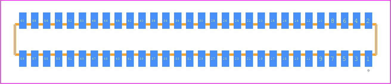 CLM-130-02-FM-D - SAMTEC PCB footprint - Other - Other - CLM-130-02-YY-D