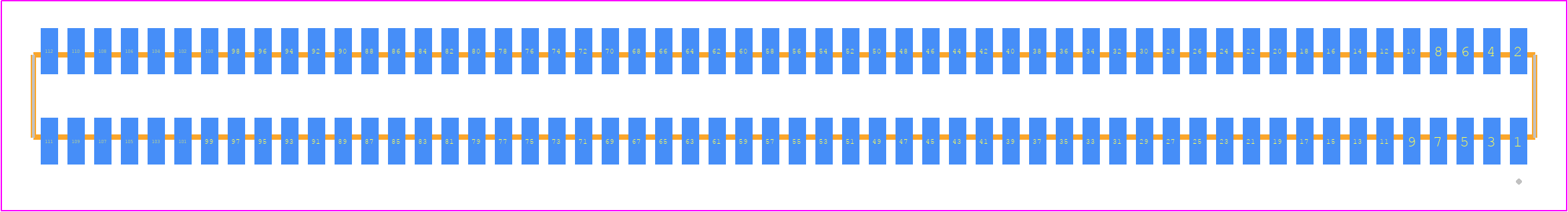 MLE-156-01-G-DV - SAMTEC PCB footprint - Other - Other - MLE-156-01-G-DV