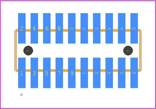 FTMH-110-02-LM-DV-A - SAMTEC PCB footprint - Other - Other - FTMH-110-YY-XX-DV-A