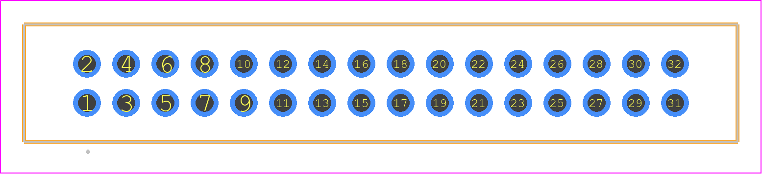 STMM-116-02-G-D - SAMTEC PCB footprint - Other - Other - STMM-116-XX-YY-D