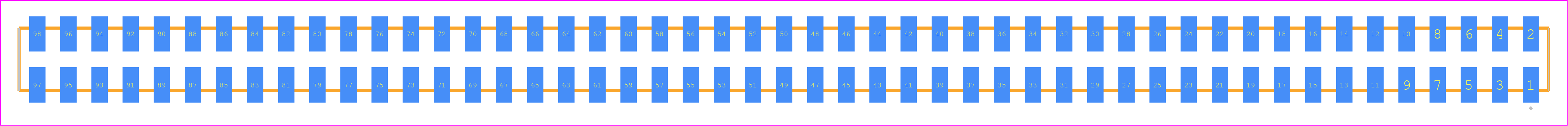 SQW-149-01-F-D-VS - SAMTEC PCB footprint - Other - Other - SQW-149-01-XXX-D-VS