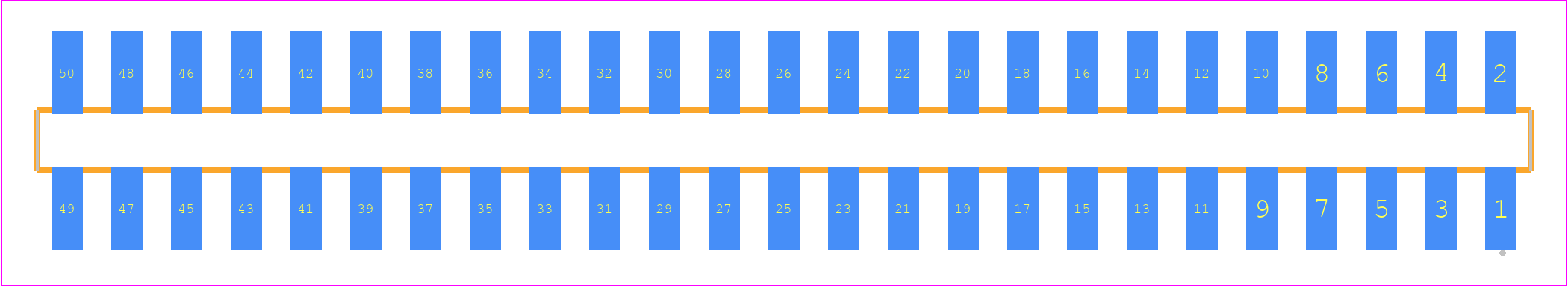 SMM-125-02-H-D-K - SAMTEC PCB footprint - Other - Other - SMM-125-02-XX-D-K