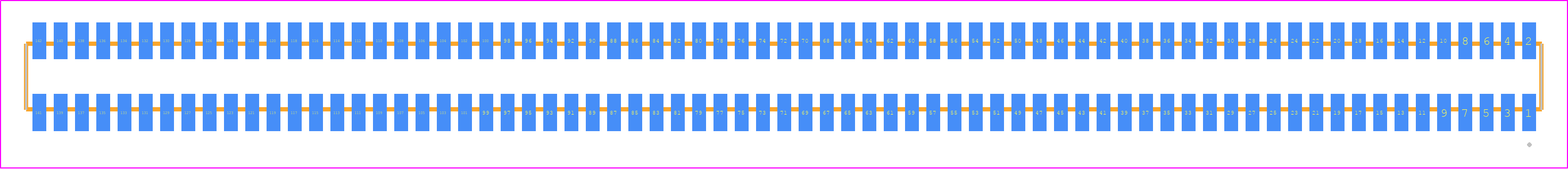MLE-171-01-G-DV - SAMTEC PCB footprint - Other - Other - MLE-171-01-G-DV