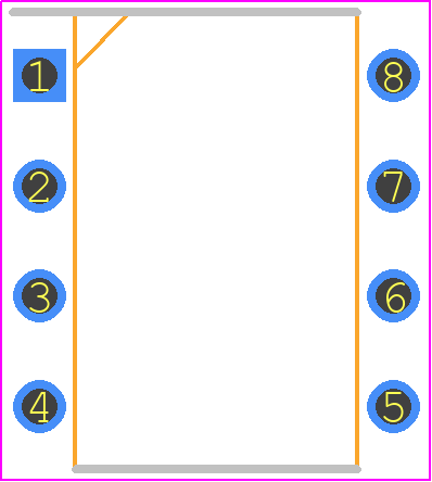 GDS0404 - TE Connectivity PCB footprint - Dual-In-Line Packages - Dual-In-Line Packages - GDS0404