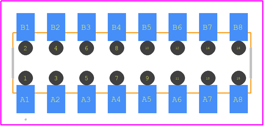 966645-8 - TE Connectivity PCB footprint - Other - Other - 966645-8-7
