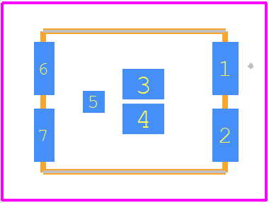 IRF6619TR1PBF - Infineon PCB footprint - Other - Other - DirectFET MX_1