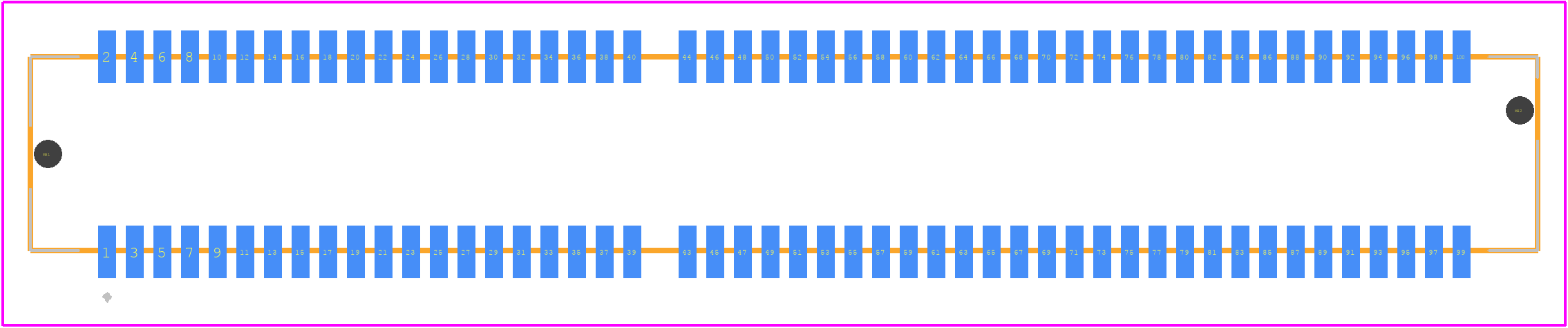 MEC1-150-02-L-D-A-K-TR - SAMTEC PCB footprint - Other - Other - MEC1-150-02-L-D-A-K-TR-1