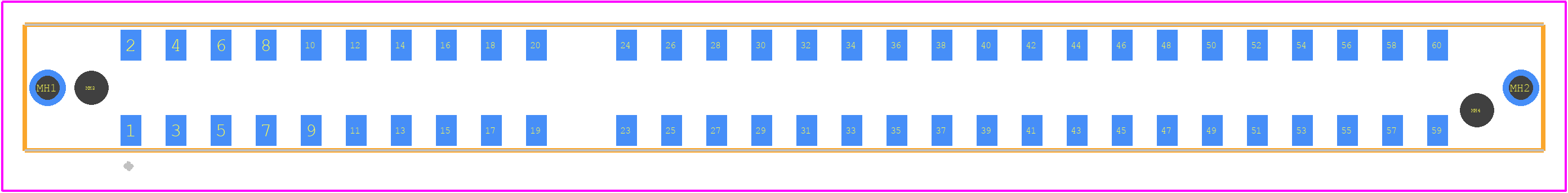 MEC2-30-01-L-DV-WT - SAMTEC PCB footprint - Other - Other - MEC2-30-01-L-DV-WT-1