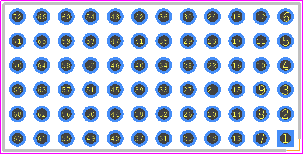 SQT-112-03-L-6 - SAMTEC PCB footprint - Header, Receptacle - Straight PTH Box - Header, Receptacle - Straight PTH Box - SQT-112-03-L-6--