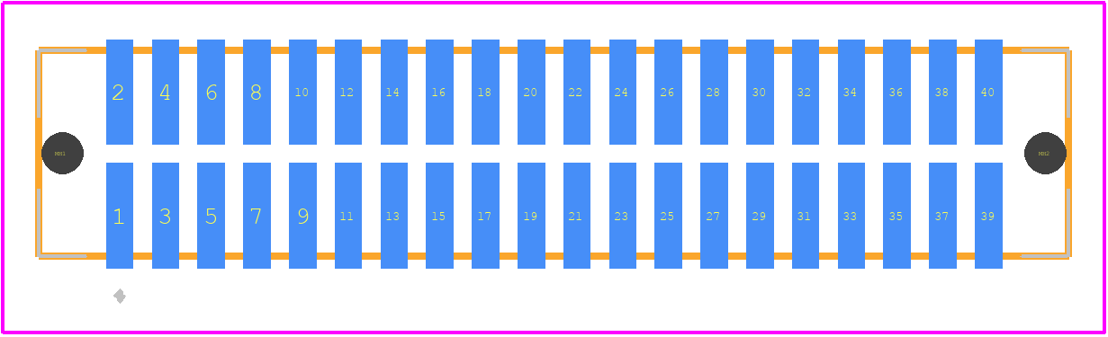 TFML-120-02-L-D-LC - SAMTEC PCB footprint - Other - Other - TFML-120-02-L-D-LC-1