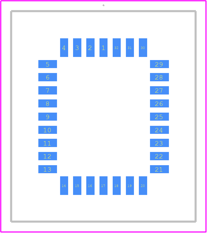 PLCC-032-T-N - SAMTEC PCB footprint - Other - Other - PLCC-032-T-N-2