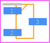 2SC3513 - HITACHI PCB footprint - SOT23 (3-Pin) - SOT23 (3-Pin) - 2SC3513