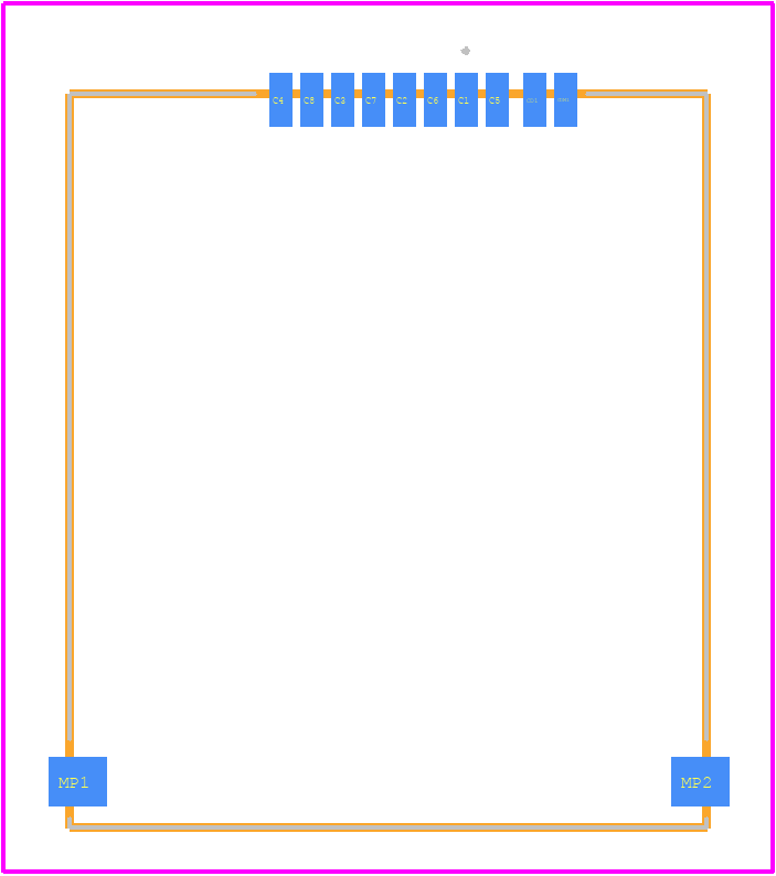 045236016103839+ - Kyocera AVX PCB footprint - Other - Other - 045236016103839+-3