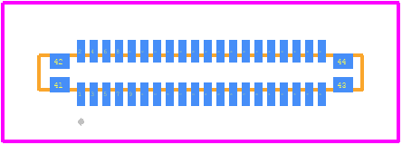 BM28B0.6-40DP/2-0.35V(53) - Hirose PCB footprint - Other - Other - BM28B0.6-40DP/2-0.35V(53)