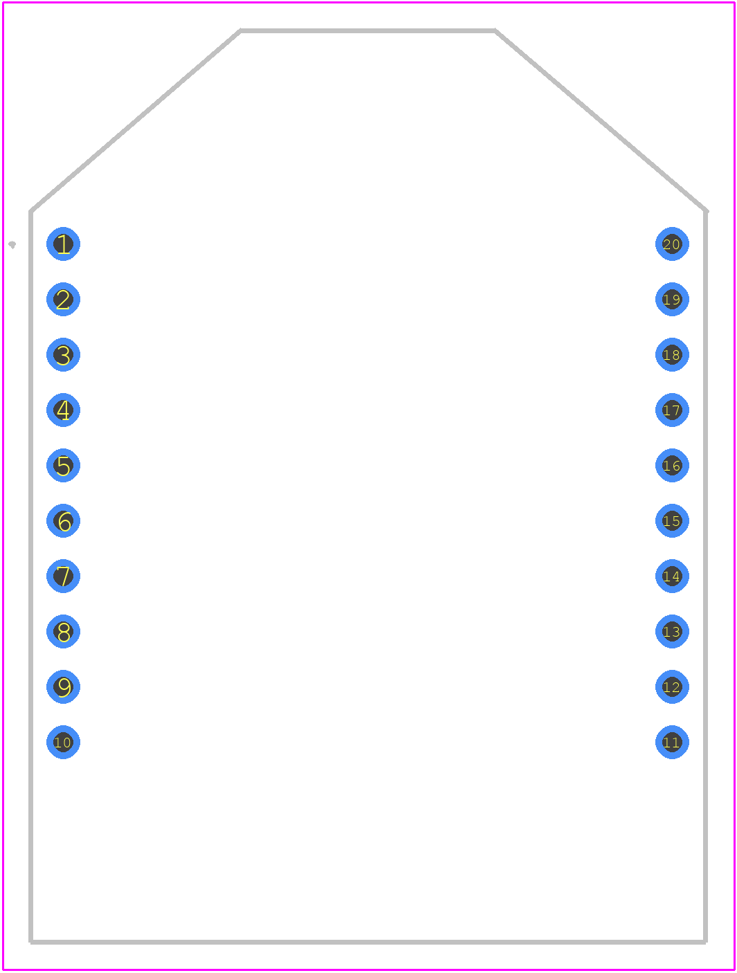 XBP24CAUIT-001 - DIGI PCB footprint - Other - Other - XBP24CAUIT-001-1