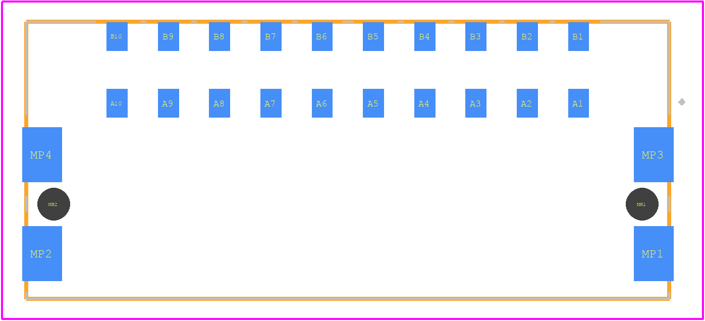 374320 - TE Connectivity PCB footprint - Other - Other - 374320-2