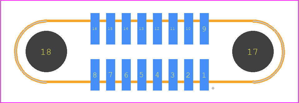 G125-FS11605F1R - Harwin PCB footprint - Other - Other - G125-FS11605F1R