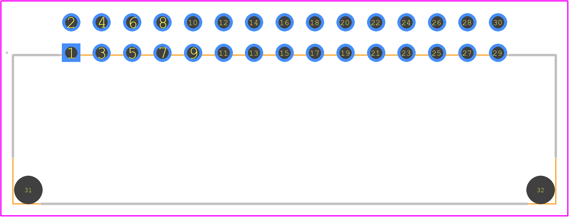 5-104319-3 - TE Connectivity PCB footprint - Other - Other - 5-104319-3-1