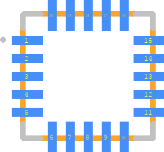 AS7262-BLGT - ams OSRAM PCB footprint - Other - Other - AMS LGA-20