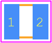 ECJ-1V41E105M - Panasonic PCB footprint - Capacitor Chip Non-polarised - Capacitor Chip Non-polarised - ECJ-1V41E105M