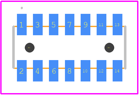 FLE-107-01-G-DV-A - SAMTEC PCB footprint - Other - Other - FLE-107-01-G-DV-A-5