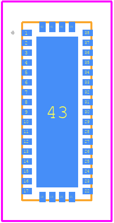 STMUX1800EQTR - STMicroelectronics PCB footprint - Other - Other - QFN42