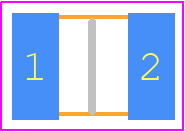 TNPW12101M15BEEA - Vishay PCB footprint - Resistor Chip - Resistor Chip - TNPW1210