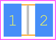 RCWE121020L0JMEA - Vishay PCB footprint - Resistor Chip - Resistor Chip - RCWE121020L0JMEA