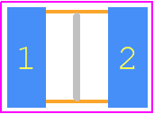 C1210N153K1XSL - Yageo Group PCB footprint - Capacitor Chip Non-polarised - Capacitor Chip Non-polarised - C1210N153K1XSL