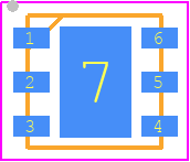 HPP845E131R1 - TE Connectivity PCB footprint - Small Outline No-lead - Small Outline No-lead - HTU21D_2025