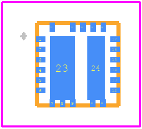AOZ2255LQI-30 - Alpha & Omega Semiconductors PCB footprint - Other - Other - AOZ2255LQI-30-1