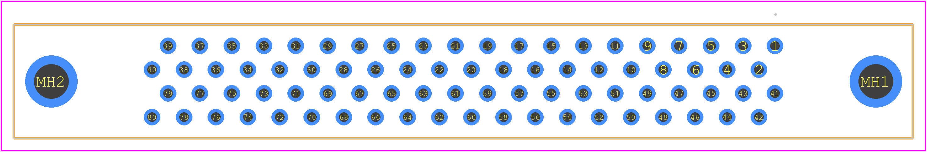 N10280-6212PC - 3M PCB footprint - Other - Other - N10280-6212PC-3