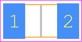 CSR2512C0R002F - Riedon PCB footprint - Resistor Chip - Resistor Chip - CSR2512A0R007F