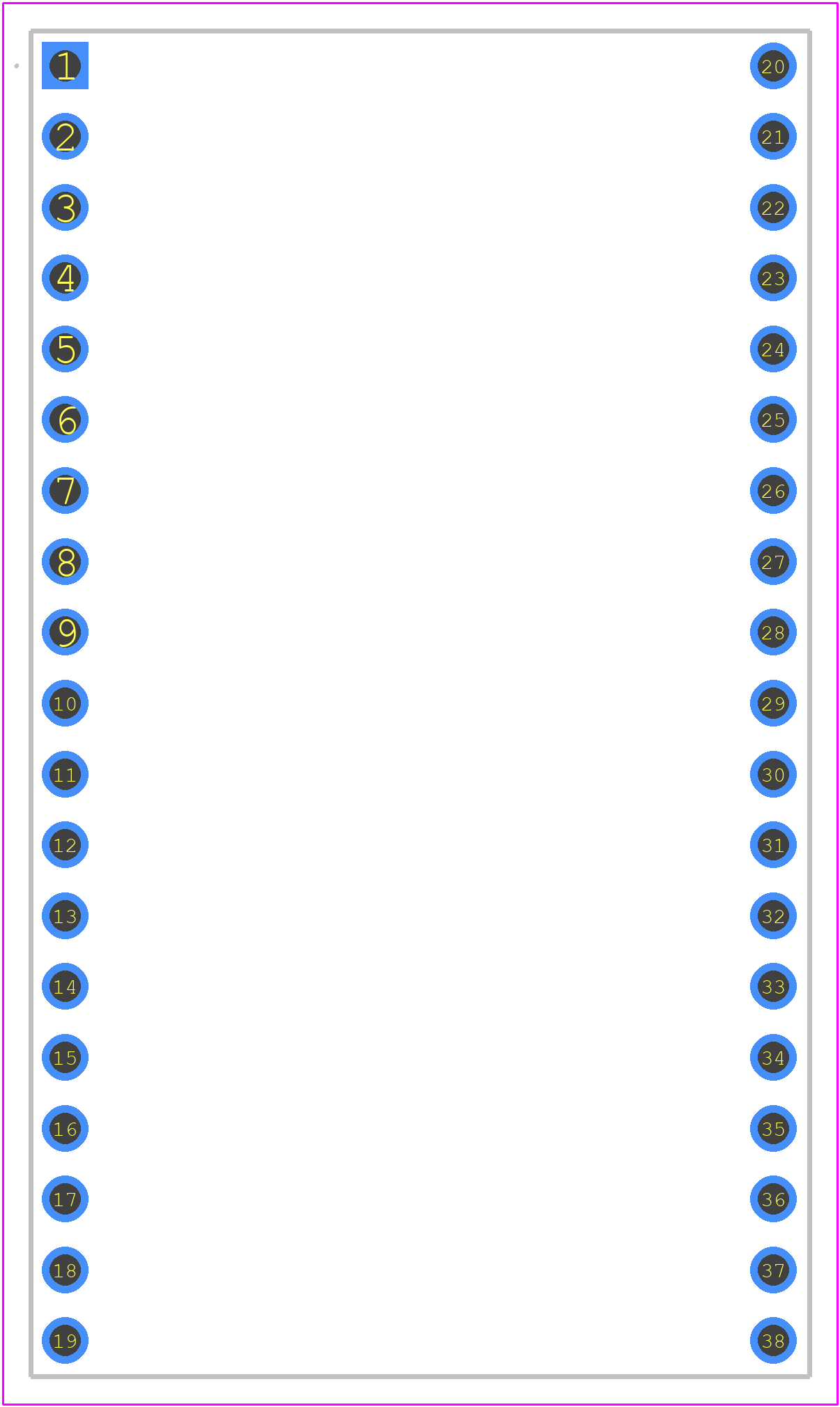 ESP32-DEVKITC-VE - Espressif Systems PCB footprint - Other - Other - ESP32-DEVKITC-VE-6