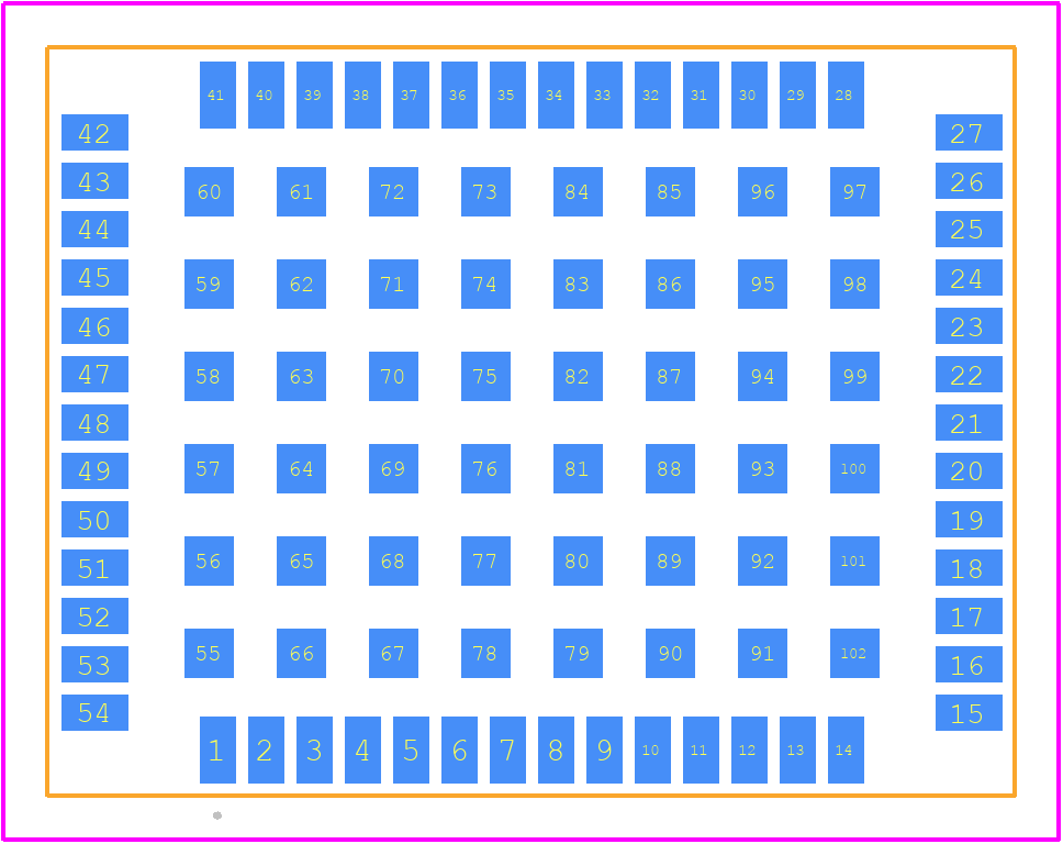 ZED-F9T-00B - u-blox PCB footprint - Other - Other - ZED-F9T-00B-3