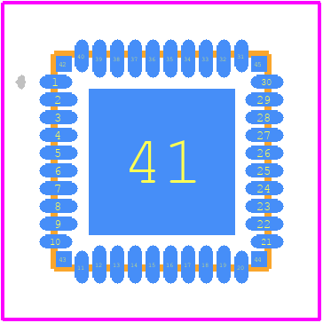 MPF5024AMBA0ES - NXP PCB footprint - Other - Other - MPF5024AMBA0ES-4