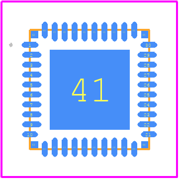 MPF5020AMMA0ES - NXP PCB footprint - Other - Other -  SOT618-14