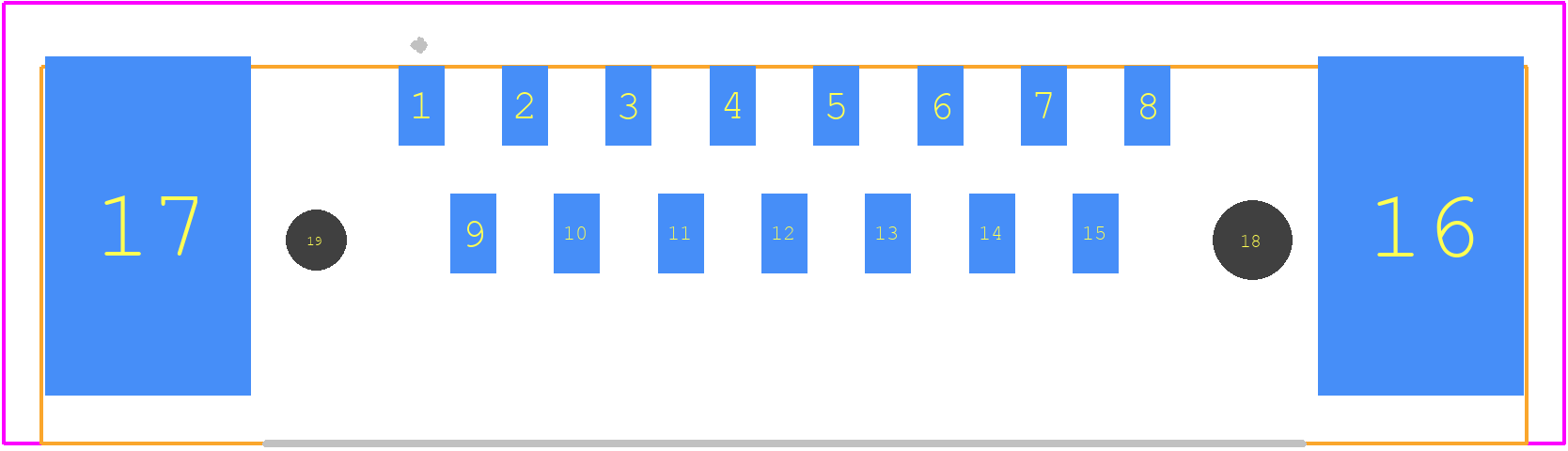09552663811741 - HARTING PCB footprint - Other - Other - 09552663811741