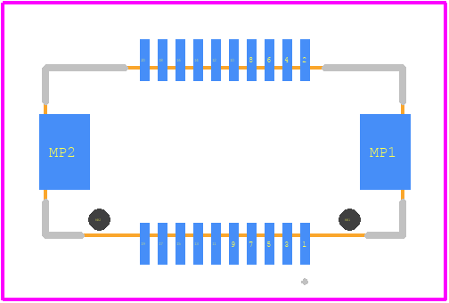 DF17(2.0)-20DP-0.5V(58) - Hirose PCB footprint - Other - Other - DF17(2.0)-20DP-0.5V(58)-1