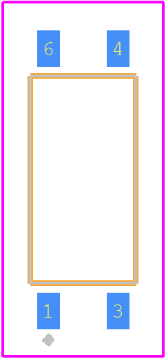 TLP383(BL-TPL,E(T - Toshiba PCB footprint - Other - Other - 4pin SO6L